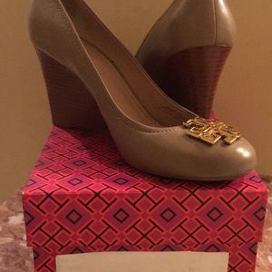 Tory Burch Wedges. Size 8.5 Direct Retail $225.00